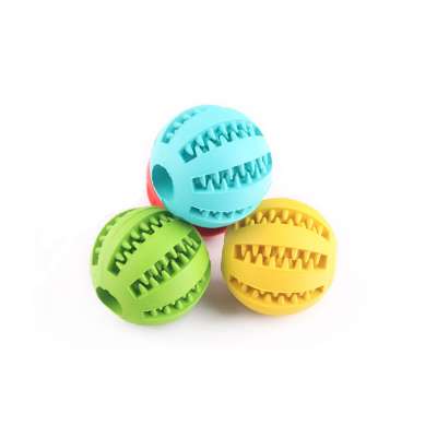 Colorful Pet Dog Toy, Rubber Dog ball Pet Accessory, Durable Pet Chew Toy Ball for Pet Dog