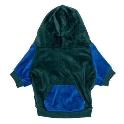 Custom Fashionable Solid Color Velvet Pet Dog Clothes Apparel Hoodie